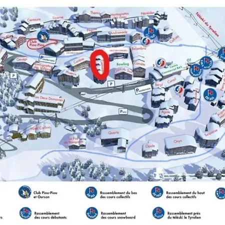4-6 Pers Pieds Belle Plagne Les Gemeaux *